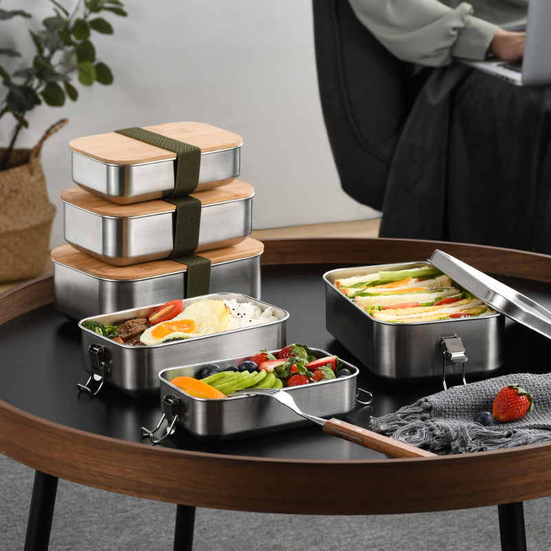 Food Storage Containers Tupperware - Kotak Makan Siang Baja Tahan Karat
