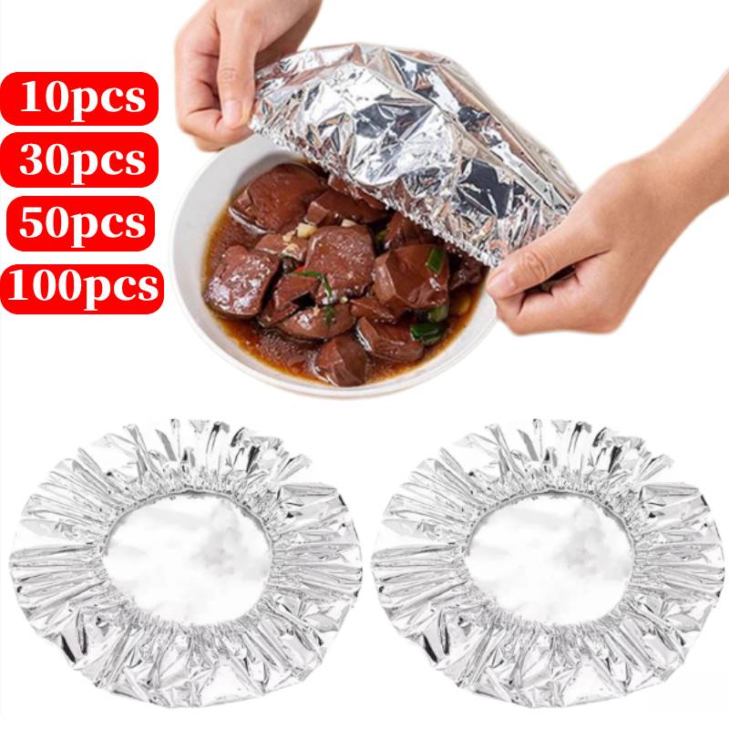 Food Storage Bowls - 10-100 Buah Penutup Isolasi Film yang