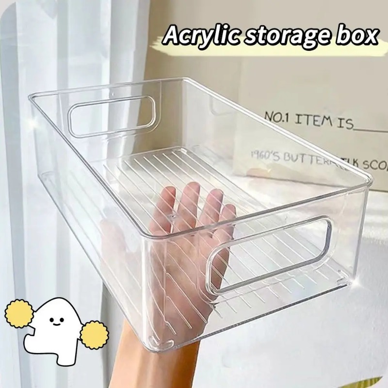 Food Storage Drawers - Kotak Penyimpanan Serbaguna Transparan, Dapat Ditumpuk,