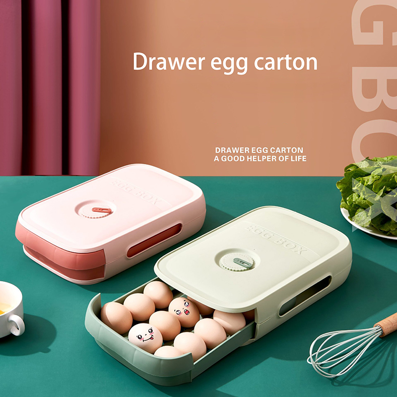Food Storage Drawers - Kotak Penyimpanan Telur Tipe Laci Baru,
