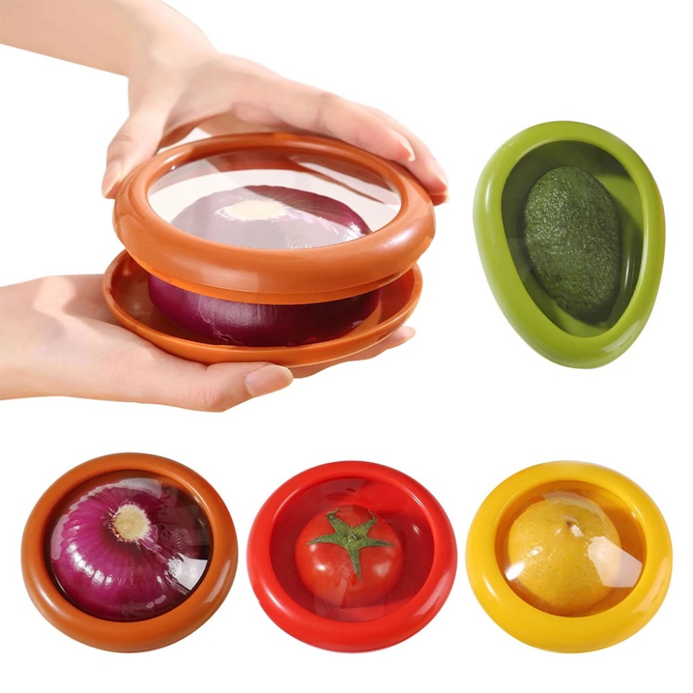 Food Storage Bowls - Kotak Penyimpanan Makanan Transparan untuk Alpukat,