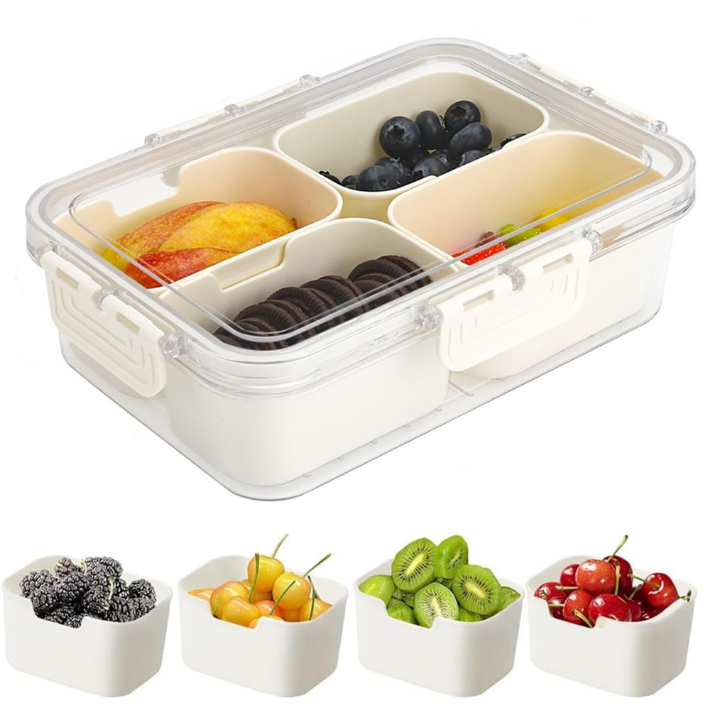 Food Storage With Compartments - Kotak Penyimpanan Makanan Portabel, Kotak Penyimpanan