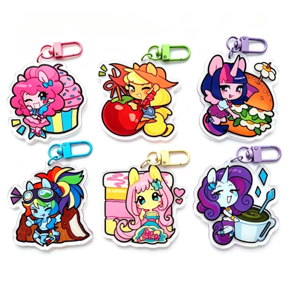 Food Storage For - Gantungan Kunci Akrilik - Applejack, Twilight