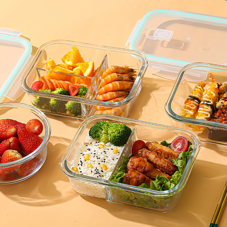Food Storage Bowls - Kotak Penyimpanan Makanan Kaca Borosilikat Tinggi
