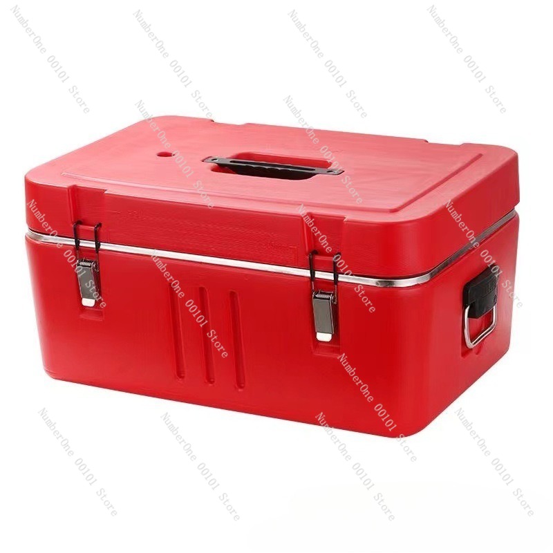 Food Storage With Compartments - Kotak Transportasi Makanan Terisolasi Stainless Steel