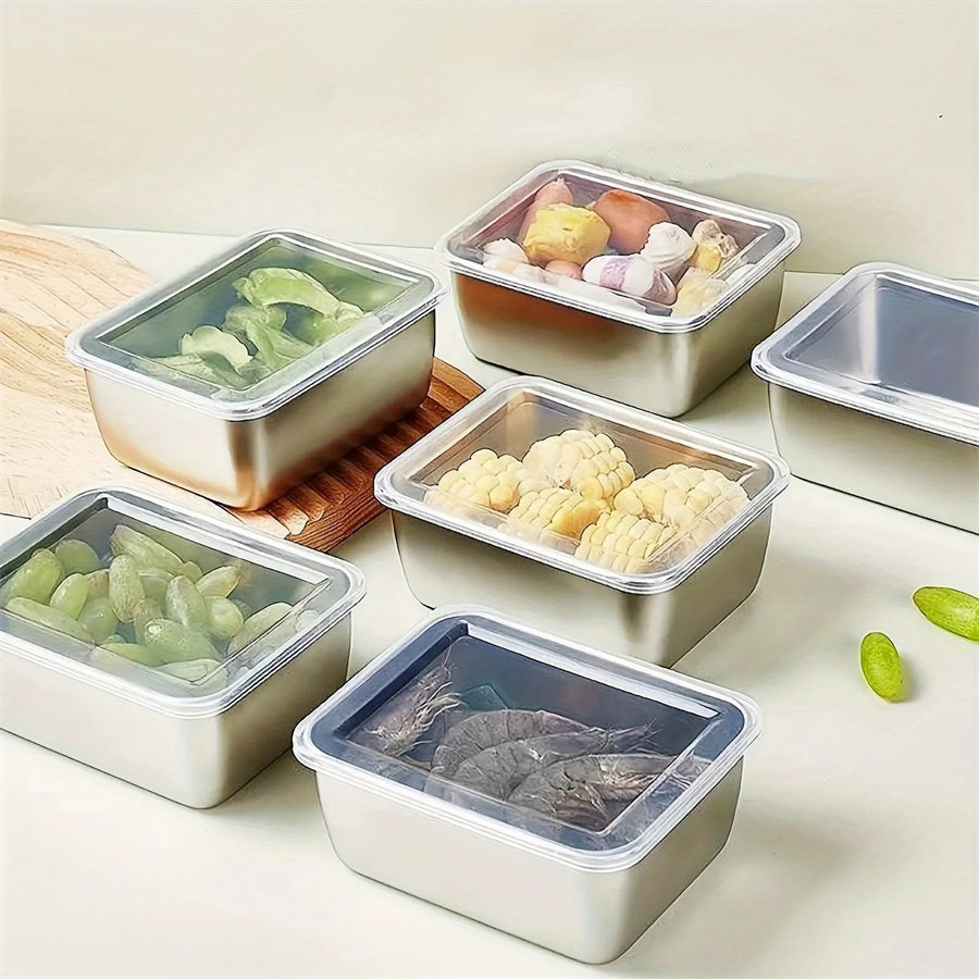 Food Storage Bowls - Kotak penyimpanan makanan Stainless Steel, piring