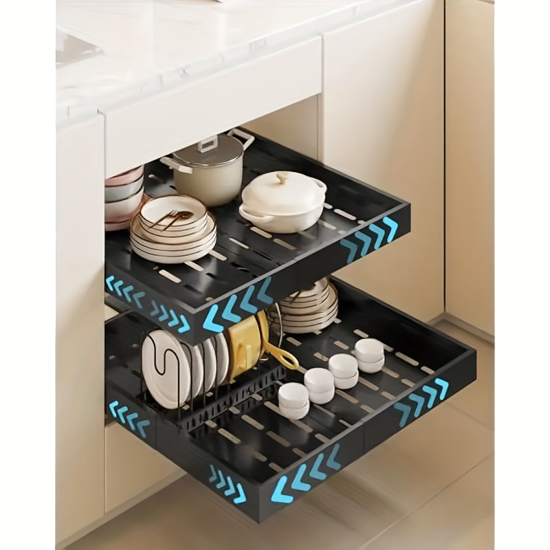 Food Storage Drawers - Rak Penyimpanan Dapur Organizer Baki Tarik