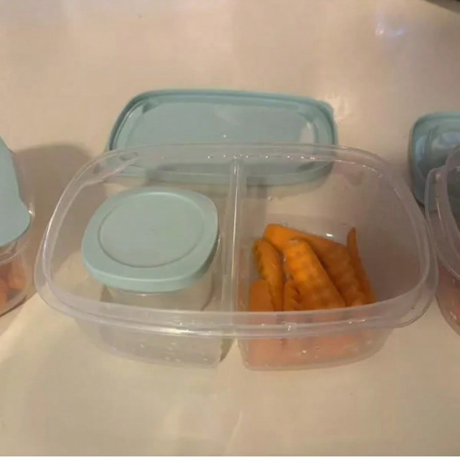 3 Paket Wadah Penyimpanan Maka - Food Storage With Compartments ulasan dan harga