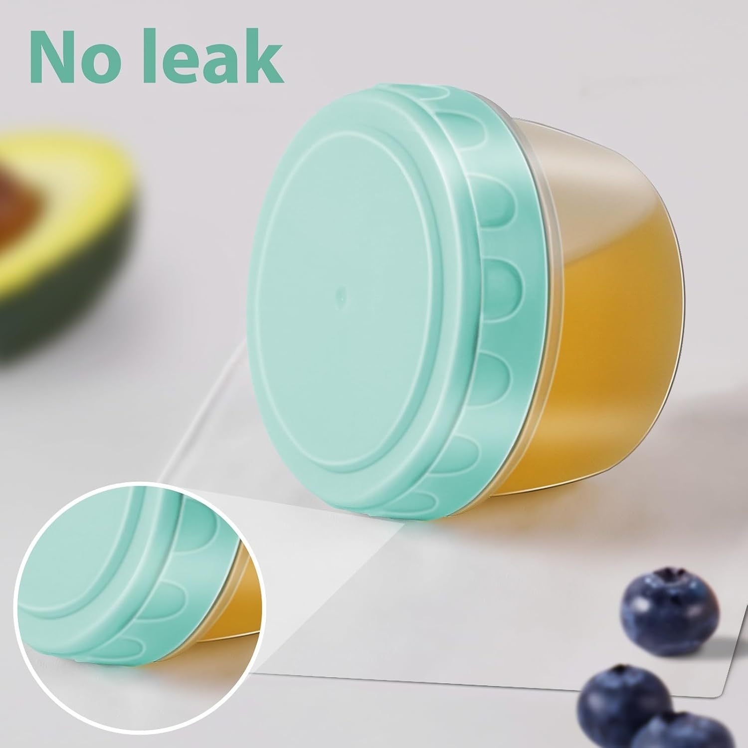 1-6 Pak 2.7 OZ Wadah Saus Sala - Food Storage Bowls ulasan dan harga
