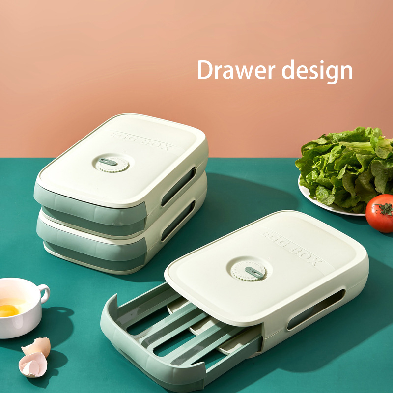 Kotak Penyimpanan Telur Tipe L - Food Storage Drawers ulasan dan harga