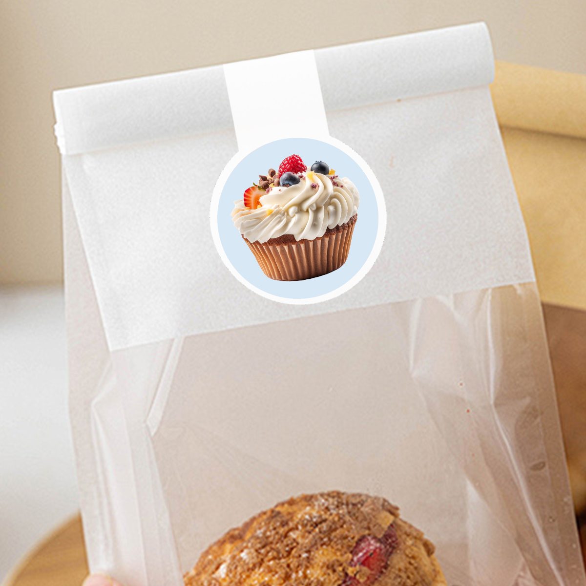 Label Stiker Kustom, Stiker Fo - Food Storage Kits ulasan dan harga