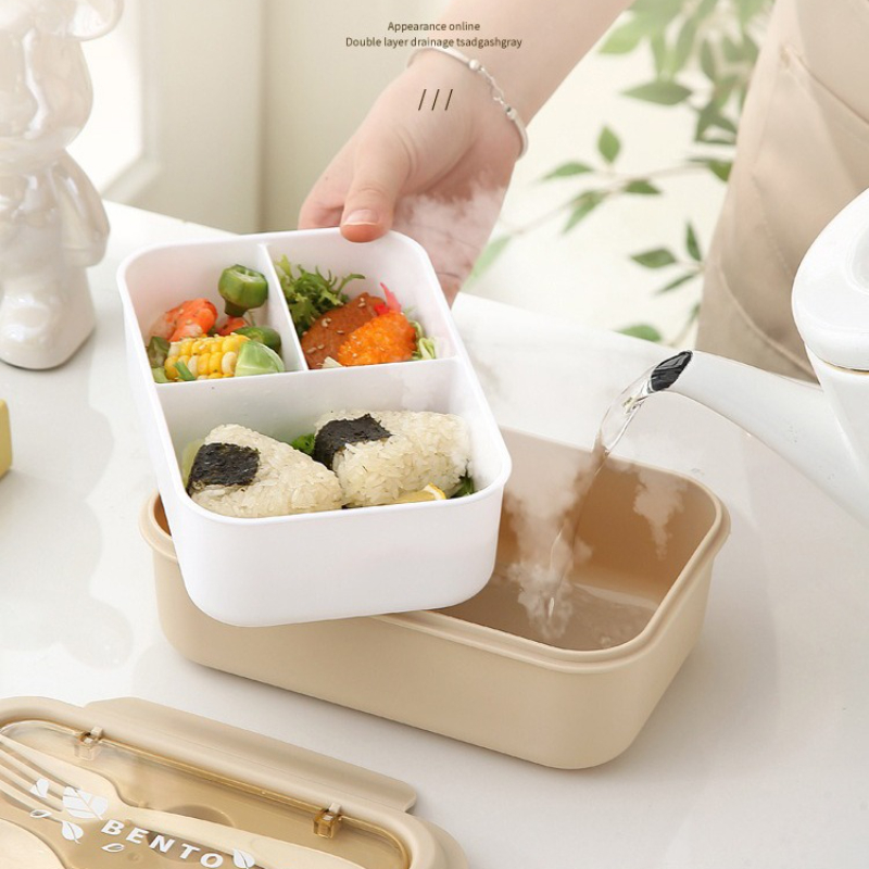 Kotak Makan Siang JUSTINLAU Po - Food Storage With Compartments ulasan dan harga