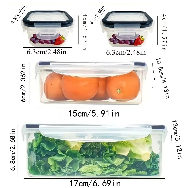 Set 8 Buah Termasuk 4 Wadah da - Food Storage Kits ulasan dan harga