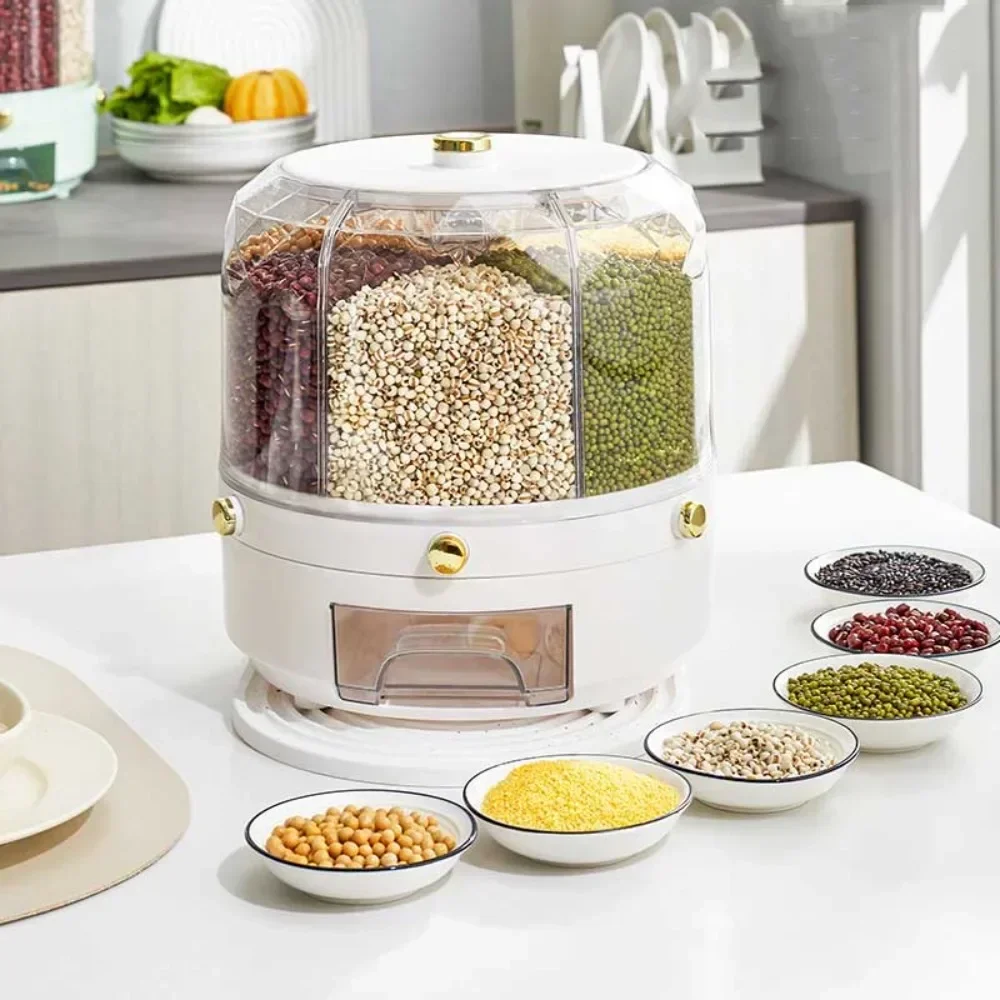 Dispenser Biji-bijian Putar Fo - Food Storage Drawers ulasan dan harga
