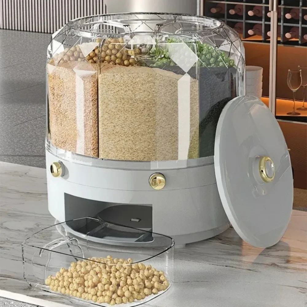 Dispenser Biji-bijian Putar Fo - Food Storage Drawers ulasan dan harga