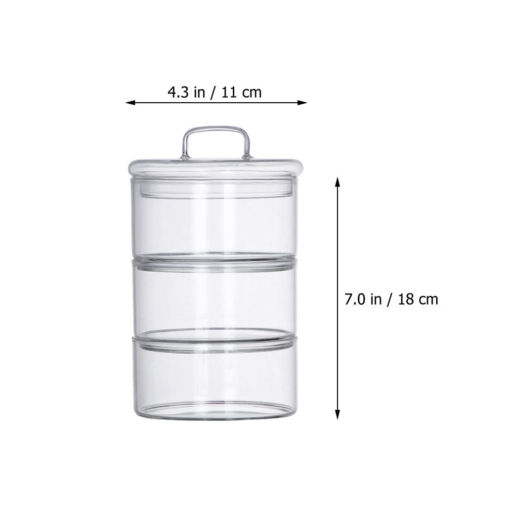1Set Wadah Penyimpanan Kaca Tr - Food Storage Bowls ulasan dan harga
