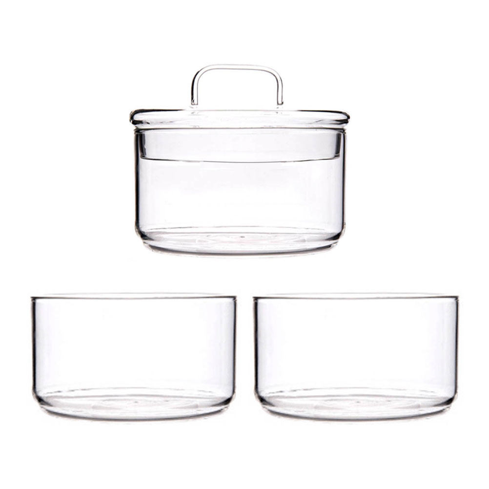 1Set Wadah Penyimpanan Kaca Tr - Food Storage Bowls ulasan dan harga