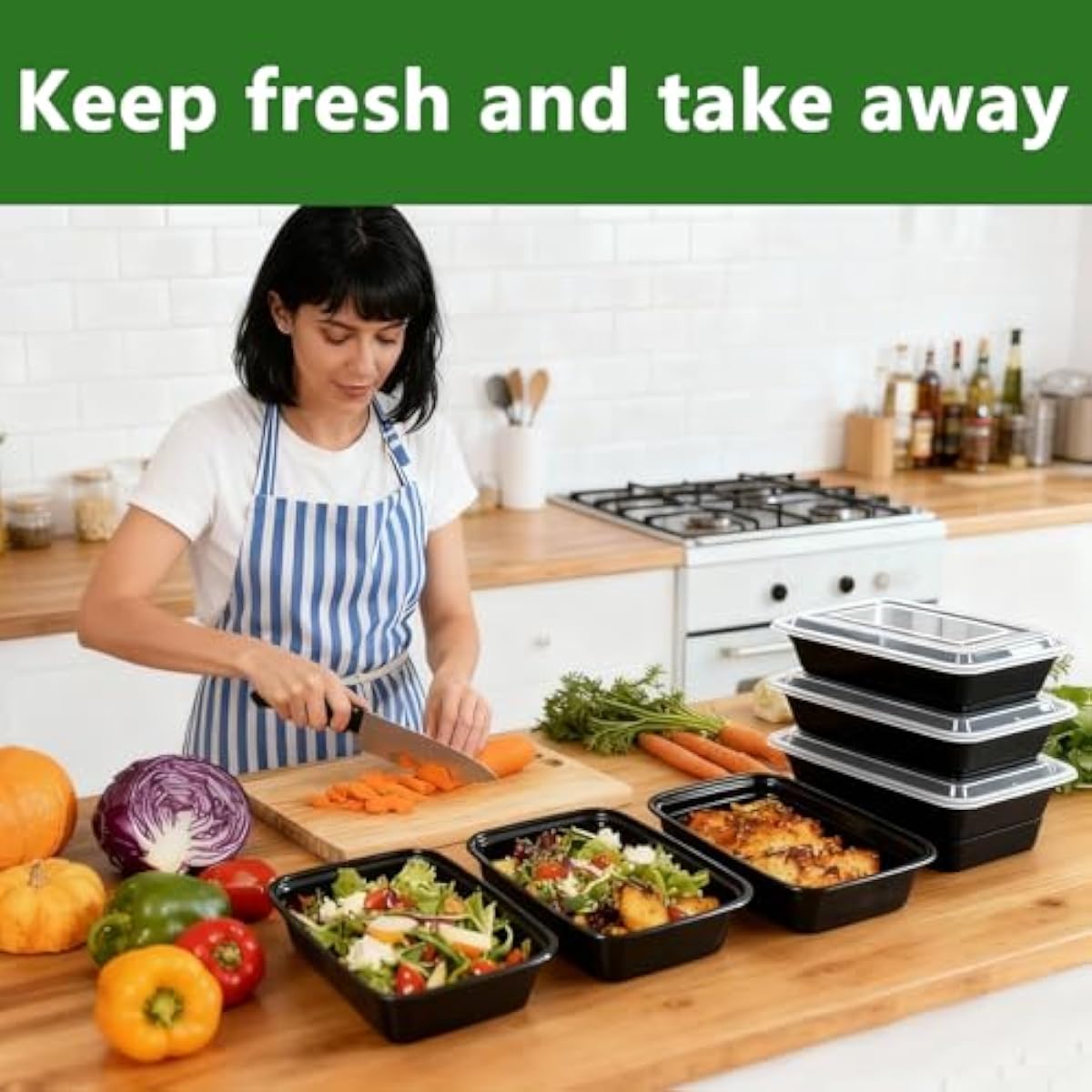 10Pak Wadah Penyimpanan Makana - Food Storage With Compartments ulasan dan harga