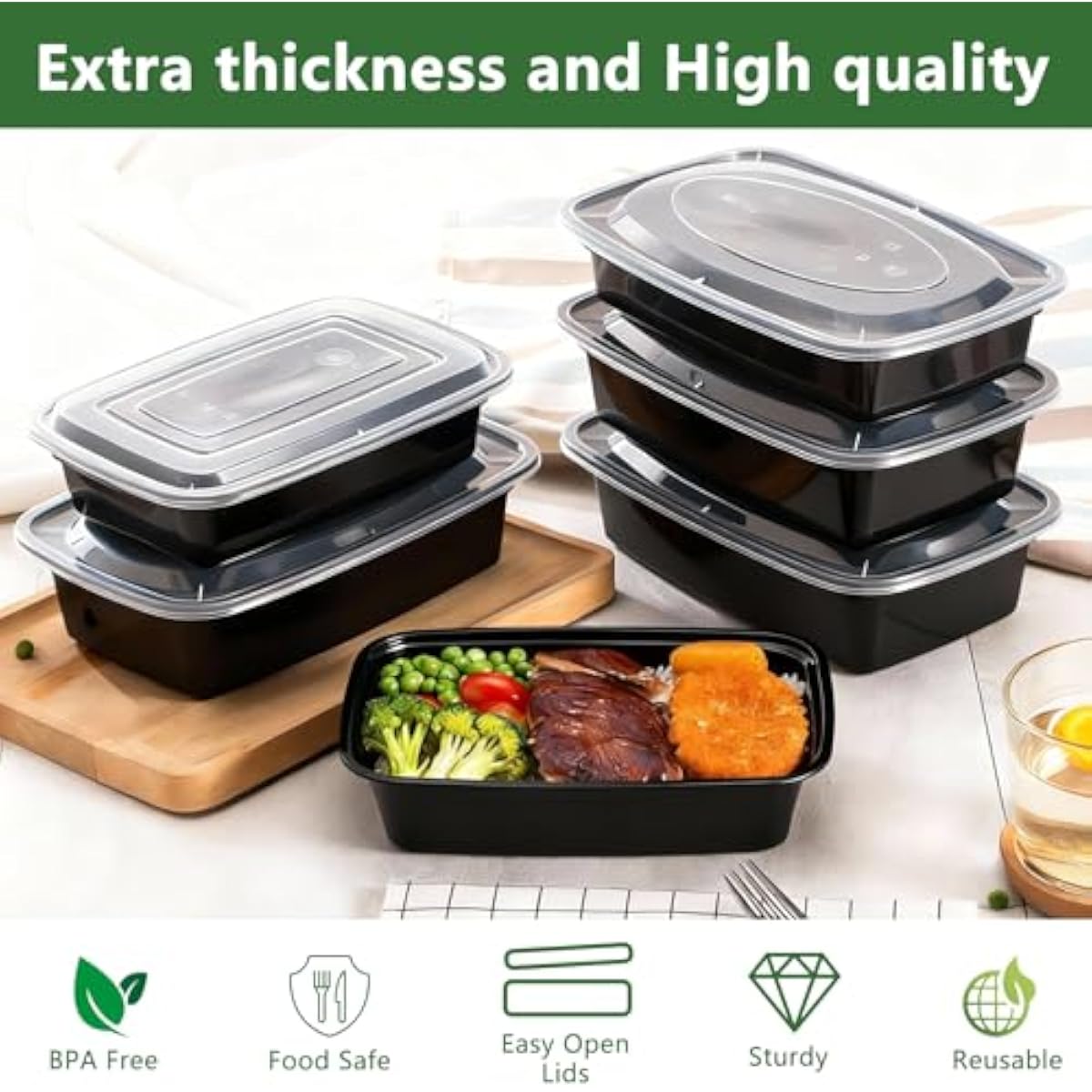 10Pak Wadah Penyimpanan Makana - Food Storage With Compartments ulasan dan harga