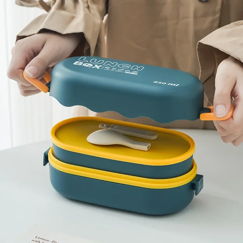 Kotak makan siang 850ML lapisa - Food Storage With Compartments ulasan dan harga