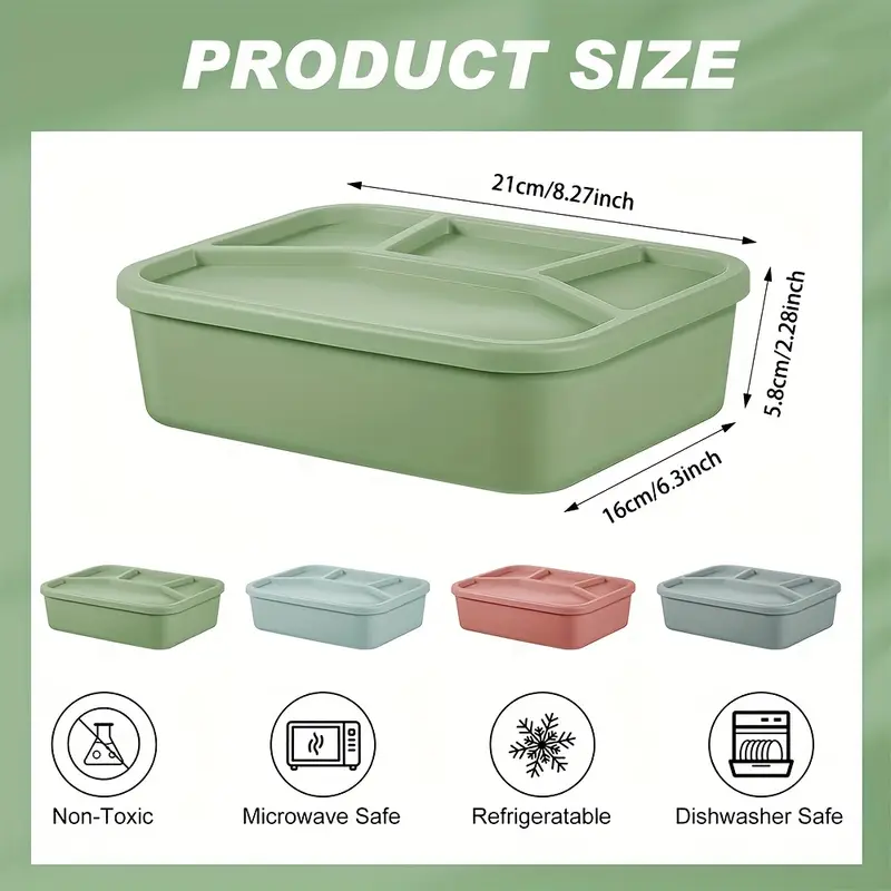 Kotak Makan Silikon Ramah Ling - Food Storage With Compartments ulasan dan harga