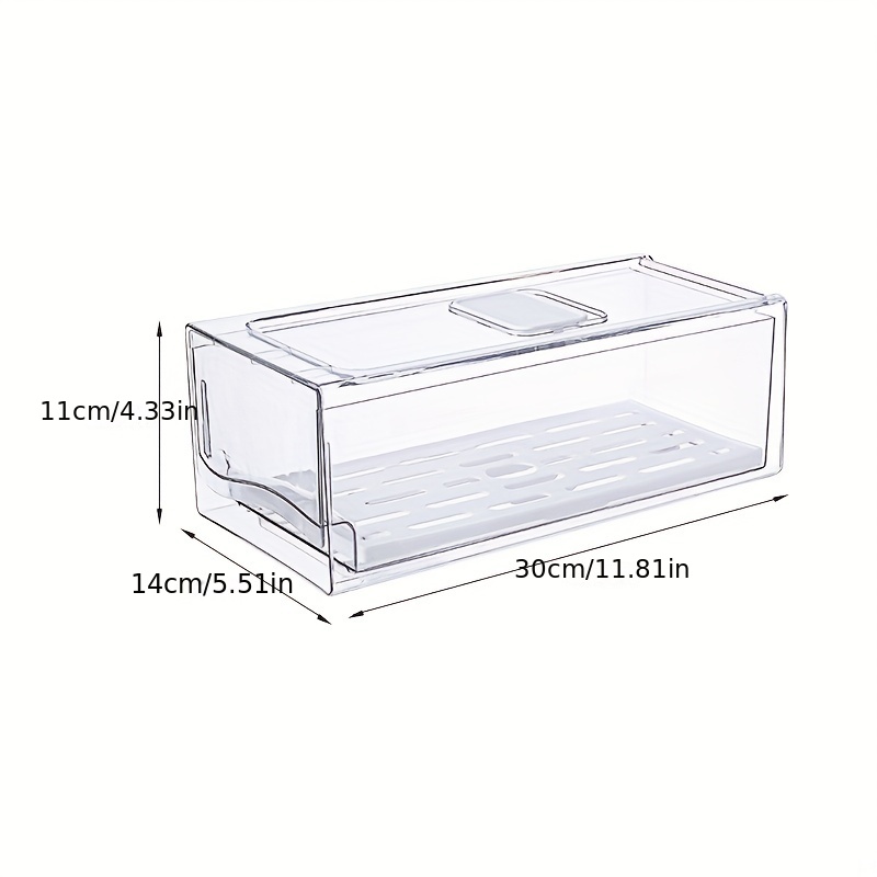 Kotak penyimpan kulkas, 1 buah - Food Storage Drawers ulasan dan harga