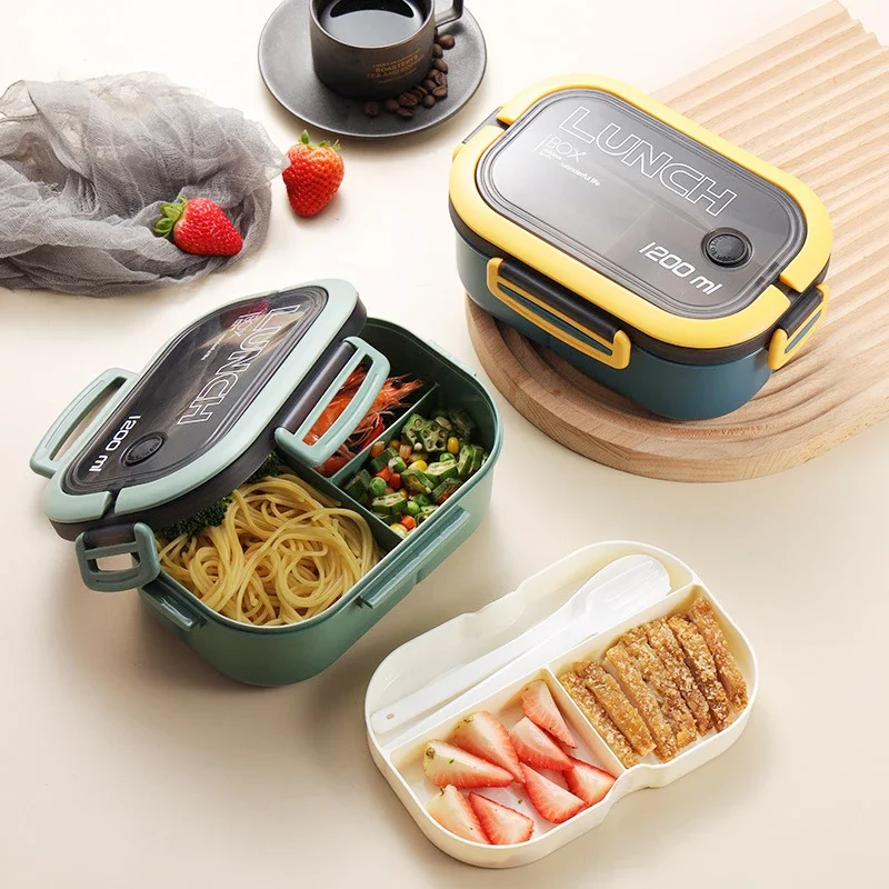 Kotak Makan Siang Berlapis Gan - Food Storage With Compartments ulasan dan harga