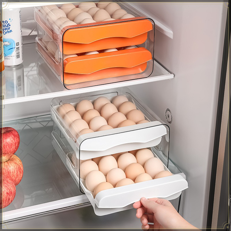 Wadah Penyimpanan Telur PP & P - Food Storage Drawers ulasan dan harga