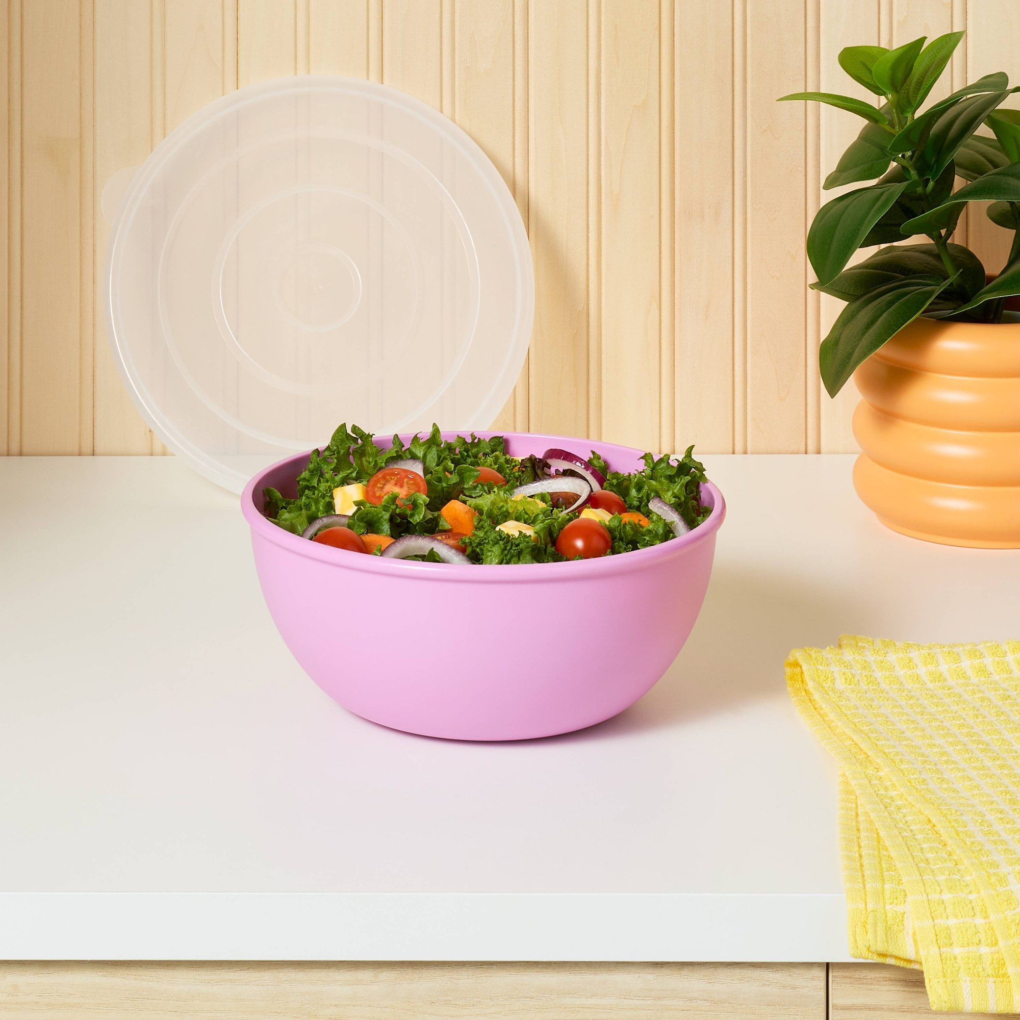 Mangkuk Merah Muda Dengan Tutu - Food Storage Bowls ulasan dan harga