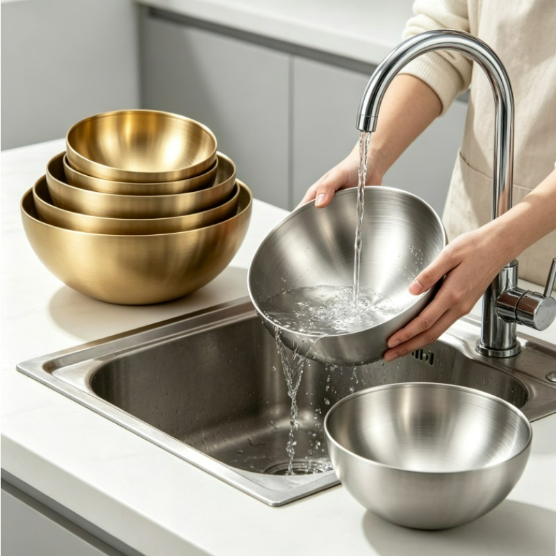 Mangkuk Pencampur Stainless St - Food Storage Bowls ulasan dan harga